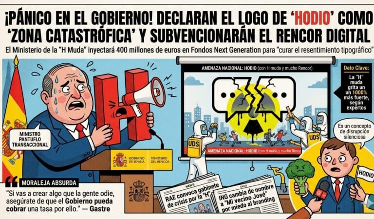 EL COMITÉ INTERNACIONAL DE LA ORTOGRAFÍA DECLARA «ESTADO DE EMERGENCIA» TRAS EL LANZAMIENTO DE HODIO: «LA H MUDA NUNCA HABÍA GRITADO TANTO»